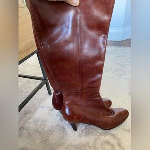 Cole Haan Nike Air Knee High Leather Boots